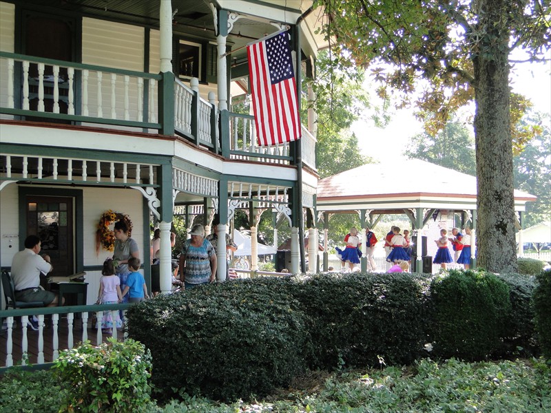 Centennial Squares on Lucas Mansion Stage