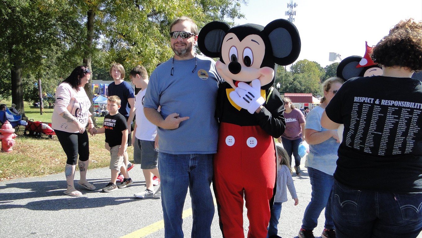 Mickey & Minnie Mouse were visiting Taylorsville!