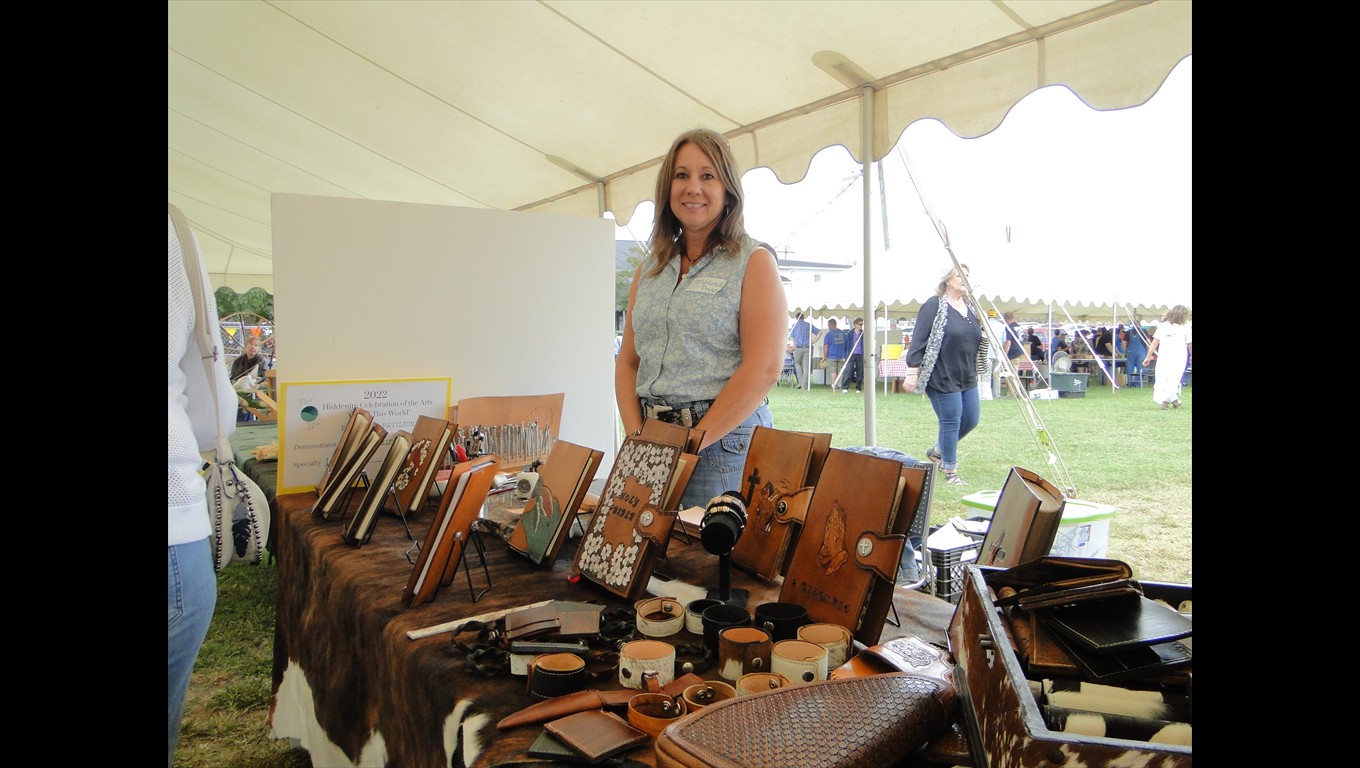 Leatherworks Demonstration - Yolanda Prince