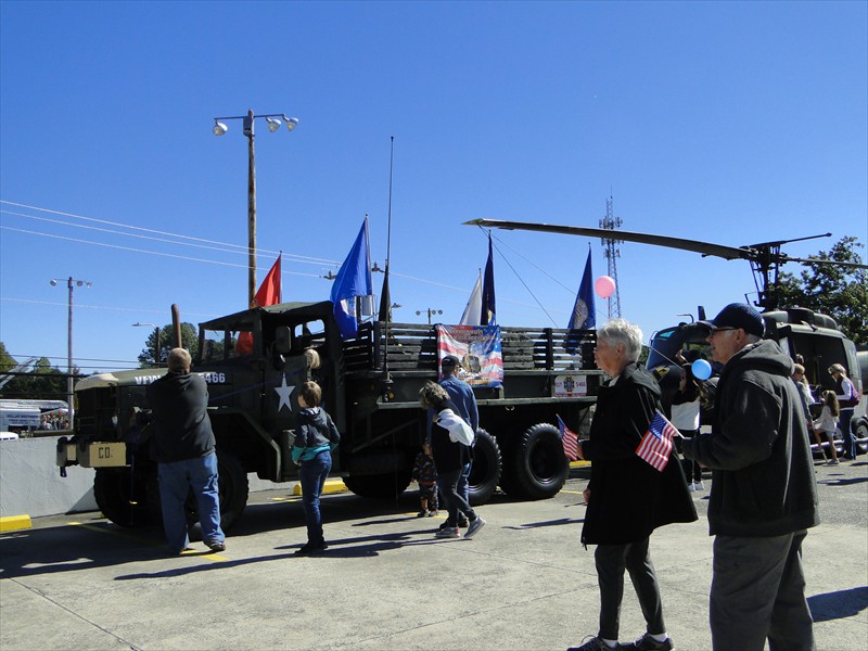 The military display brings out our Patriotic Spirit!