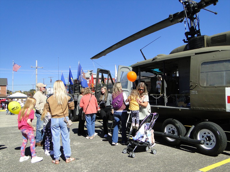 The military display brings out our Patriotic Spirit!