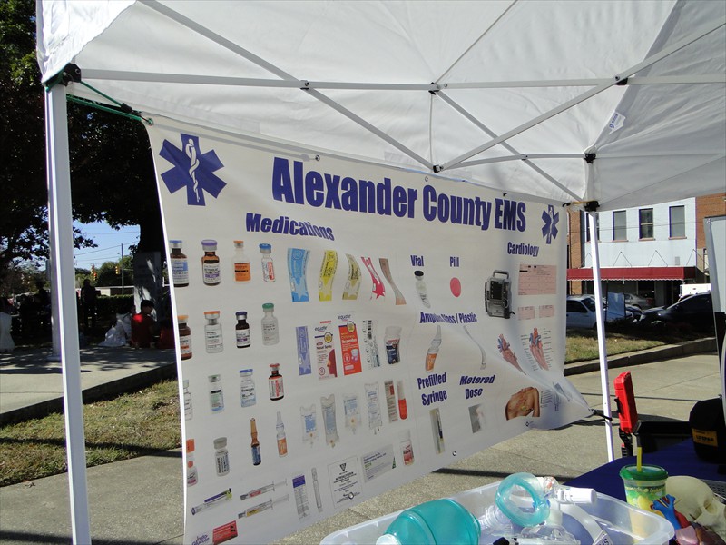 Alexander County EMS Booth